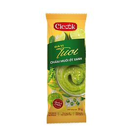 Hộp Chấm Muối Ớt Xanh Cicook (5 tặng 1) 180G