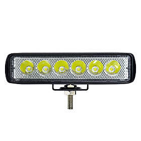 LED Light Bars, 2PCS 6 Inch IP68 Waterproof LED Work Lights 6000K 30W Driving Lights for SUV ATV Car Truck