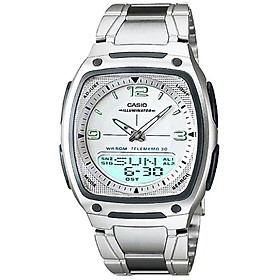 Đồng hồ nam dây thép không gỉ Casio AW-81D-7AVDF