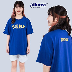 Áo thun nữ form rộng màu xanh | DKMV Tee Jersey-Blue