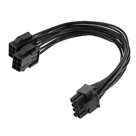 6 Pin to 8 Pin PCI Express Graphics Card Power Cable Port Multiplier