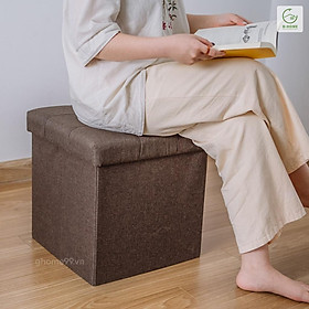Mua Ghế đựng đồ đa năng hộp đựng quần áo  ghế hộp sofa ghế đôn khung gỗ nhân tạo made in Việt Nam TV04