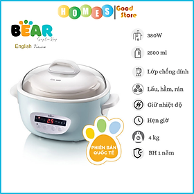 Mua Nồi Chưng Cất Yến  Tiềm Thuốc Bắc BEAR SUBE003 1.6L - Hàng Chính Hãng