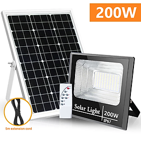 Mua Đèn Pha Năng Lượng Mặt Trời 3E LED LIGHT Công Suất 100w 200w 300w Tấm Pin Mono