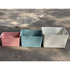 Mua Bộ 3 Rổ Đan Đựng Đồ Tiện Dụng Xinh Xắn