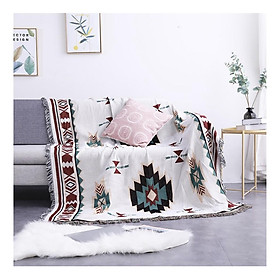 Khăn Thảm Phủ Sofa Chống Bụi Bẩn, Mền đắp thư giãn, Thảm Sofa Phòng Khách Loại Một SBK102