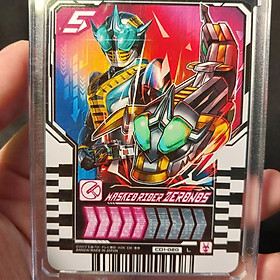Thẻ Kamen Rider Gotchard lá siêu nhân MASKED RIDER ZERONOS xanh lá 2091 1-20