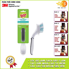 Mua Bàn chải chà sàn sợi nylon cao cấp có tay cầm Scotch-Brite 3M BCNL-552