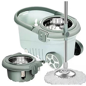Mua Xô lau nhà 360* có bánh xe kéo lồng i nốc hàng cao cấp