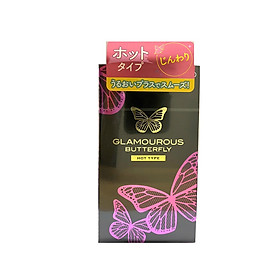 Bao cao su ấm nóng Jex Glamourous Butterfly Hot Type Nhật Bản - 12s
