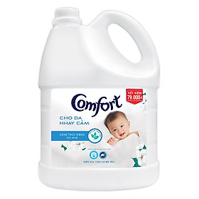 Nước Xả Vải Comfort Cho Da Nhạy Cảm 3.8Kg/Chai) - Phù Hợp Với Làn Da Em Bé (Giao mẫu ngẫu nhiên)