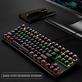 Bàn Phím Cơ Máy Tính 87 Phím Crack K2 PRO Led Đổi Màu Nhiểu Chế Độ Khác Nhau, Blue Switch Chơi Game Dùng Văn Phòng Cực Đã – Hàng chính hãng