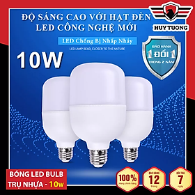 Mua Bóng Led Bulb Led trụ nhựa siêu sáng ánh sáng trắng ( 5W - 10W - 15W - 20W - 30W - 40W - 50W ) cao cấp - Huy Tưởng