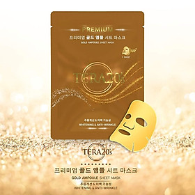 Mặt nạ tinh chất Vàng TERA20's dòng Premium Ampoule cao cấp