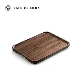 Khay gỗ óc chó lớn hiệu CAFE DE KONA