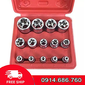Mua Bộ khẩu E 14 chi tiết chuyên mở đai ốc  con tán chuyên dụng  đặc biệt (kèm ảnh và video)