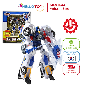 Đồ Chơi Mô Hình Lắp Ráp Xe Hơi Biến Hình Cỡ Lớn HELLO CARBOT Fron Police