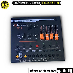 Mua Soundcard v11 Micro AMI MB900 thiết kế sang trọng đẳng cấp | Hát Karaoke Livestream cho âm thanh rõ ràng ổn định