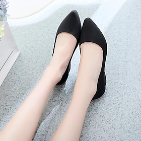 Giày búp bê giày công sở size 36 đến 40 size chuẩn nhiều màu có khả năng chịu nước, chống trơn trượt V158