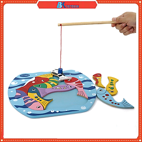 Đồ chơi câu cá cho bé - Đồ chơi gỗ Winwintoys