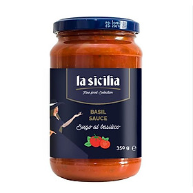 Sốt cà chua húng quế Basil Paste Sauce La Sicilia 350g