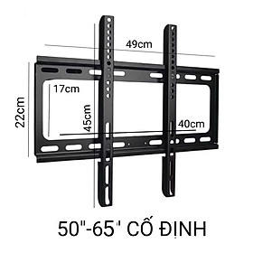 Mua Khung treo Tivi nghiêng từ 39-65 inch - Hàng chính hãng / Hàng nhập khẩu