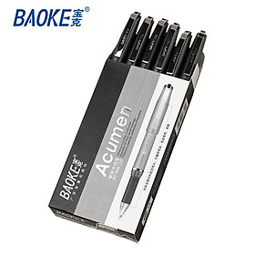 Hộp 12 cái bút ký viết gel ngòi 0.7mm acumen baoke 1588