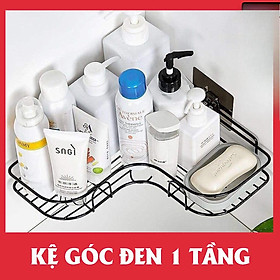 Kệ Góc Để Đồ Nhà Tắm Chất Liệu Inox Không Gỉ, Kệ Để Dầu Gội, Xà Bông Sữa Tắm Tặng Kèm Miếng Dán Tường Siêu Chắc Chắn