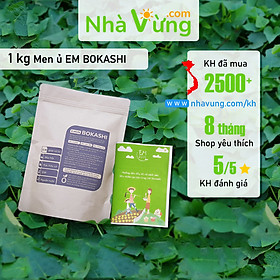 Chế phẩm vi sinh EM Bokashi - Nhà Vừng - Túi 1kg