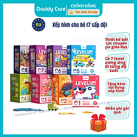 Bộ xếp hình cho bé mideer puzzles level up, đồ chơi giáo dục trẻ em từ 1,2,3,4,5,6,7 tuổi