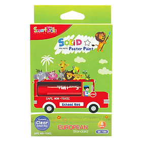 Màu Nước Solid Paint SMARTKIDS 6 Màu (10g/ Màu)