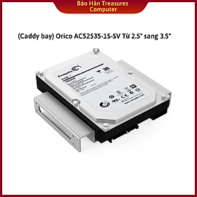 Khay ổ cứng (Caddy bay) gắn SSD,HDD 2.5 &amp; 3.5" cho máy bàn Orico AC52535-1S-V1-SV-BP - Hàng Chính Hãng
