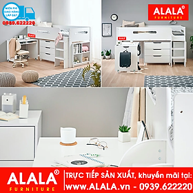 Giường tầng cho Bé ALALA138 đa năng