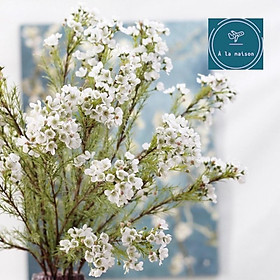 Mua Cành hoa thanh liễu 3 nhánh nhiều bông nhỏ xinh xắn cao 83cm giống thật đến 99