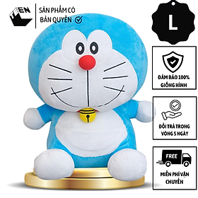 Gấu bông Doraemon, Thú bông Doraemon Size L, Gấu bông khổng lồ 52cm  - Sản Phẩm Có Bản Quyền, Phân Phối Bởi Teenbox