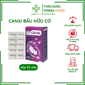 Viên Uống Bổ Sung Canxi Tảo Biển Hữu Cơ Cho Bà Bầu Hộp 30 Viên