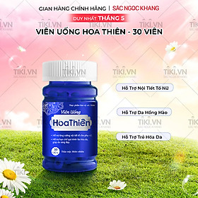 Viên Uống Hoa Thiên Hộp 30 Viên Giúp Đẹp Da Cân Bằng Nội Tiết Tố Cải Thiện Sinh Lý Nữ