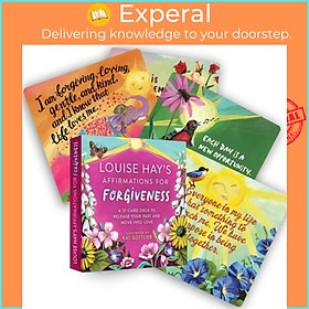 Sách - Louise Hay's Affirmations for Forgiveness - A 12-Card Deck to Release Your  by Louise Hay (UK edition, paperback)