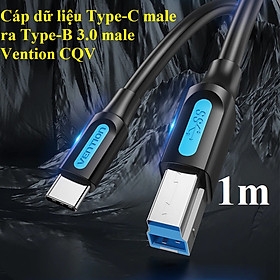 Mua   Type-C to Type-B   Cáp dữ liệu cáp ổ cứng Type-C3.0 male ra type-B3.0 male Vention CQV _ Hàng chính hãng