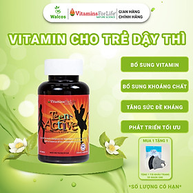 Vitamin Tổng Hợp Cho Trẻ Dậy Thì Teen's Active Vitamins For Life Giúp Trẻ Khỏe Mạnh (Hộp 60 Viên)