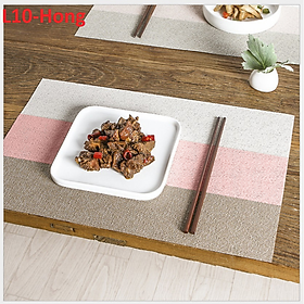 Mua Combo 4 Tấm lót bàn ăn phong cách nhật bản 30x45cm - L10