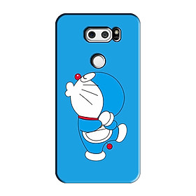 Ốp Lưng Dẻo Viền Đen In Hình Doremon Dành Cho Lg V30