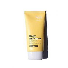 Kem chống nắng Daily Moisture Sun Cream Prettyskin 70ml (vàng)