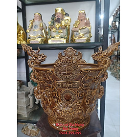 Bát hương giả cổ thời Lê gốm sứ Bát Tràng