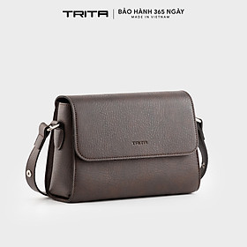 Túi Trita ( Thời trang nữ dáng hộp khóa nam châm basic size 22 - Túi đeo chéo da RHN155 )
