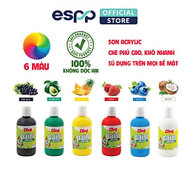 Sơn Acrylic Màu vẽ Đa Năng (6 màu) - 250ml - BOSTIK