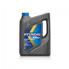 Dầu nhớt ô tô máy dầu Hyundai Diesel Ultra C3 5W30 CI4 6 lít