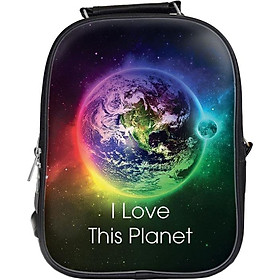 Balo In Hình I Love This Planet BLGA028