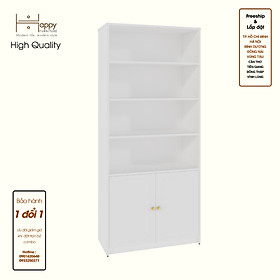 [Happy Home Furniture] NERIS, Kệ lưu trữ 6 tầng 2 cửa mở, 80cm x 36cm x 180cm ( DxRxC), TCM_148