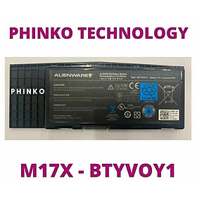 Mua Pin Battery Dùng Cho Laptop Dell Alienware M17x R3 BTYVOY1 Original 90Wh